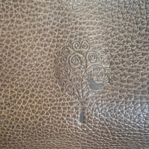 Basketweave leather purse and clutch wallet - Picture 4 of 6